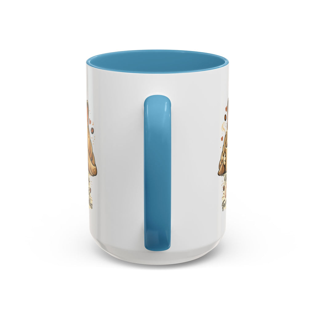 Powered By Coffee & Frenchie Cuddles - Accent Ceramic Mug