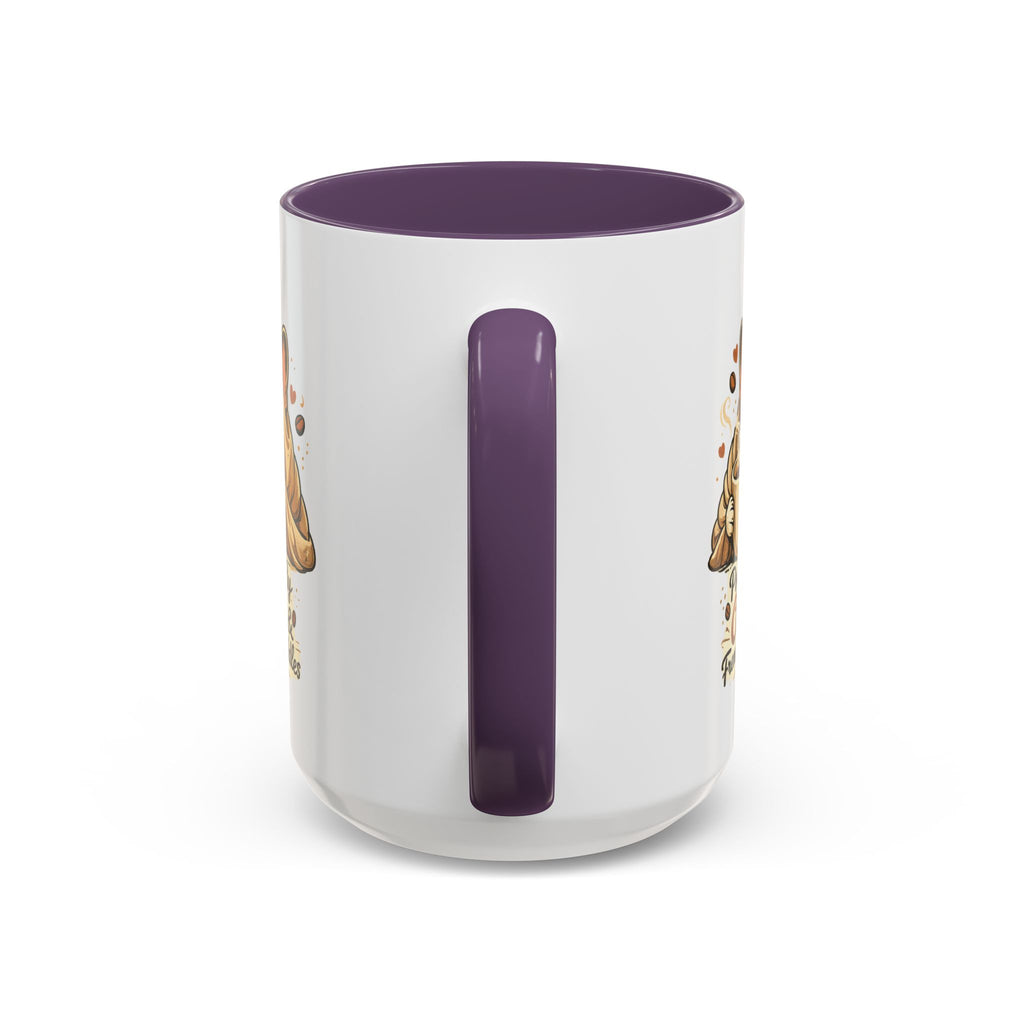 Powered By Coffee & Frenchie Cuddles - Accent Ceramic Mug