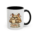 Powered By Coffee & Frenchie Cuddles - Accent Ceramic Mug