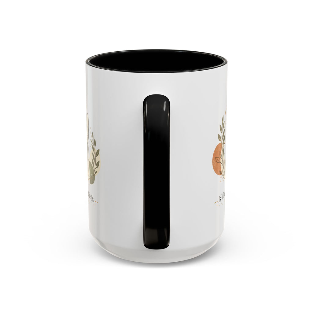 Home Is Where My Frenchie Is - Accent Ceramic Mug