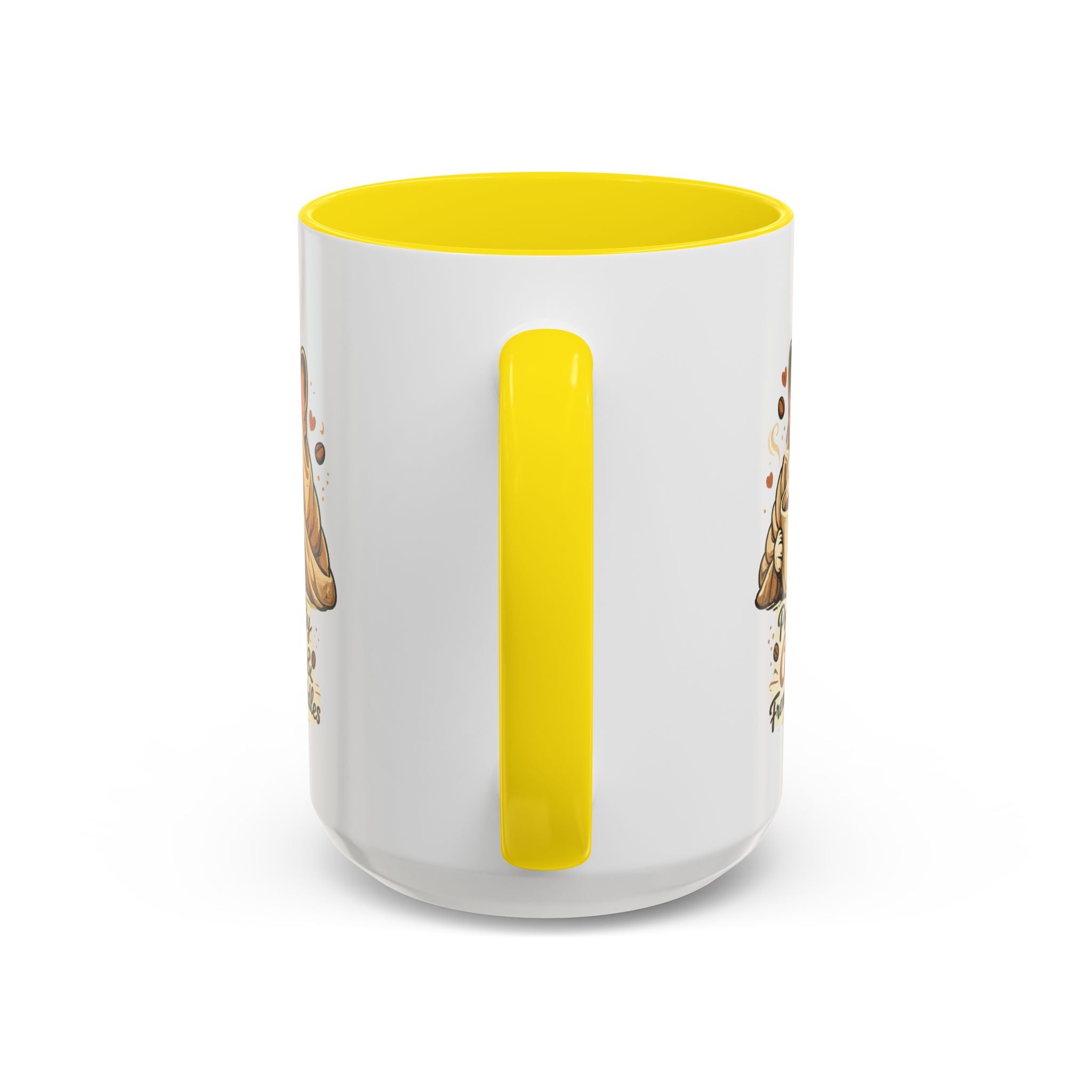 Powered By Coffee & Frenchie Cuddles - Accent Ceramic Mug