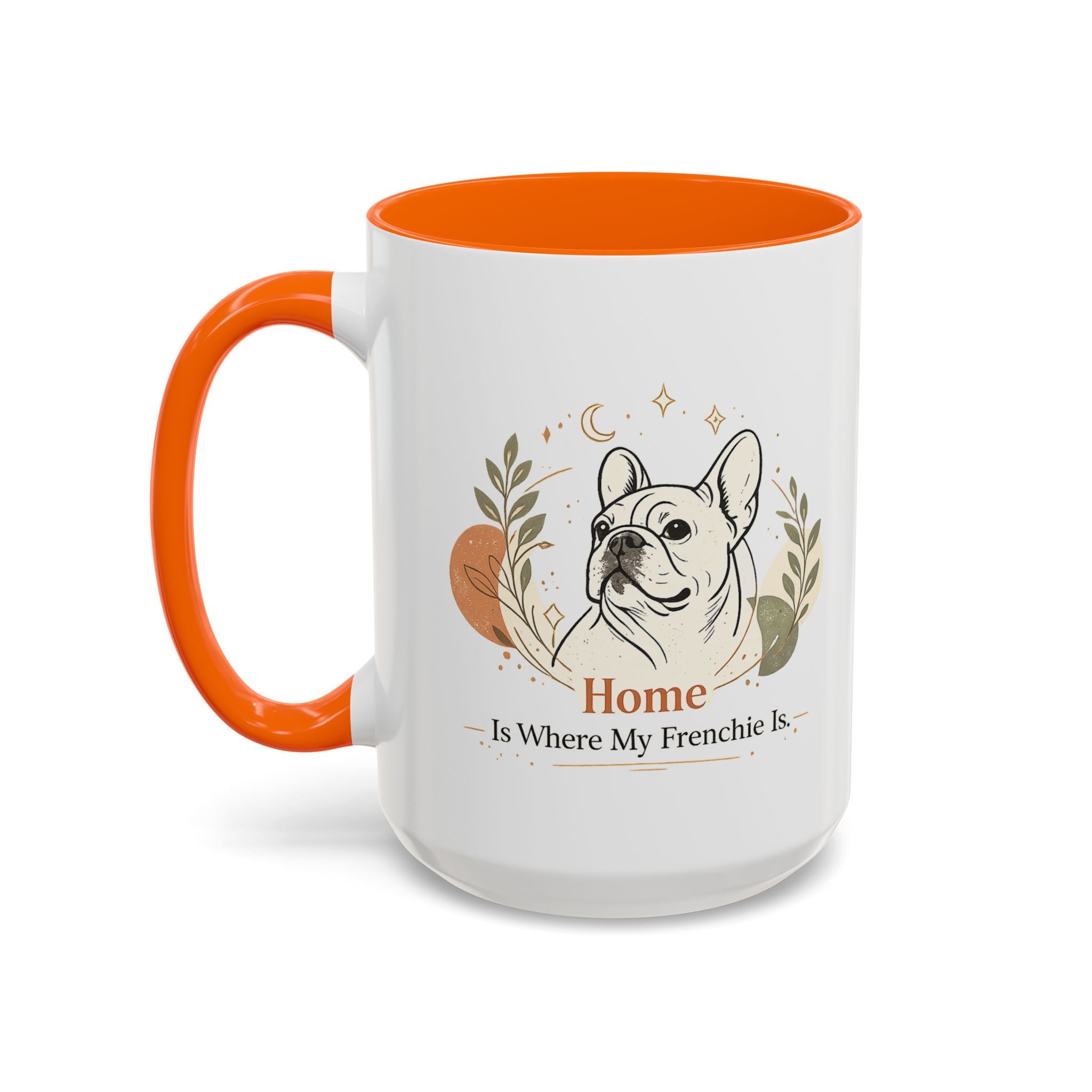 Home Is Where My Frenchie Is - Accent Ceramic Mug