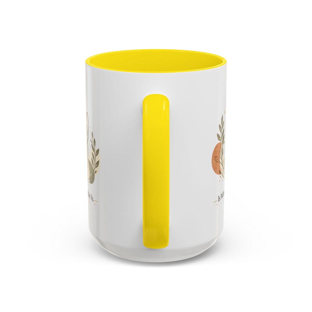 Home Is Where My Frenchie Is - Accent Ceramic Mug