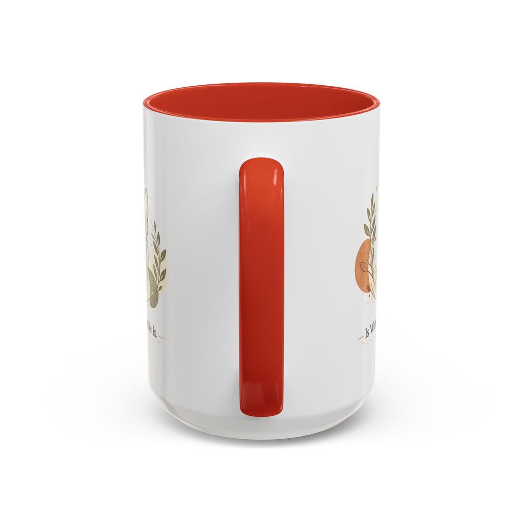 Home Is Where My Frenchie Is - Accent Ceramic Mug