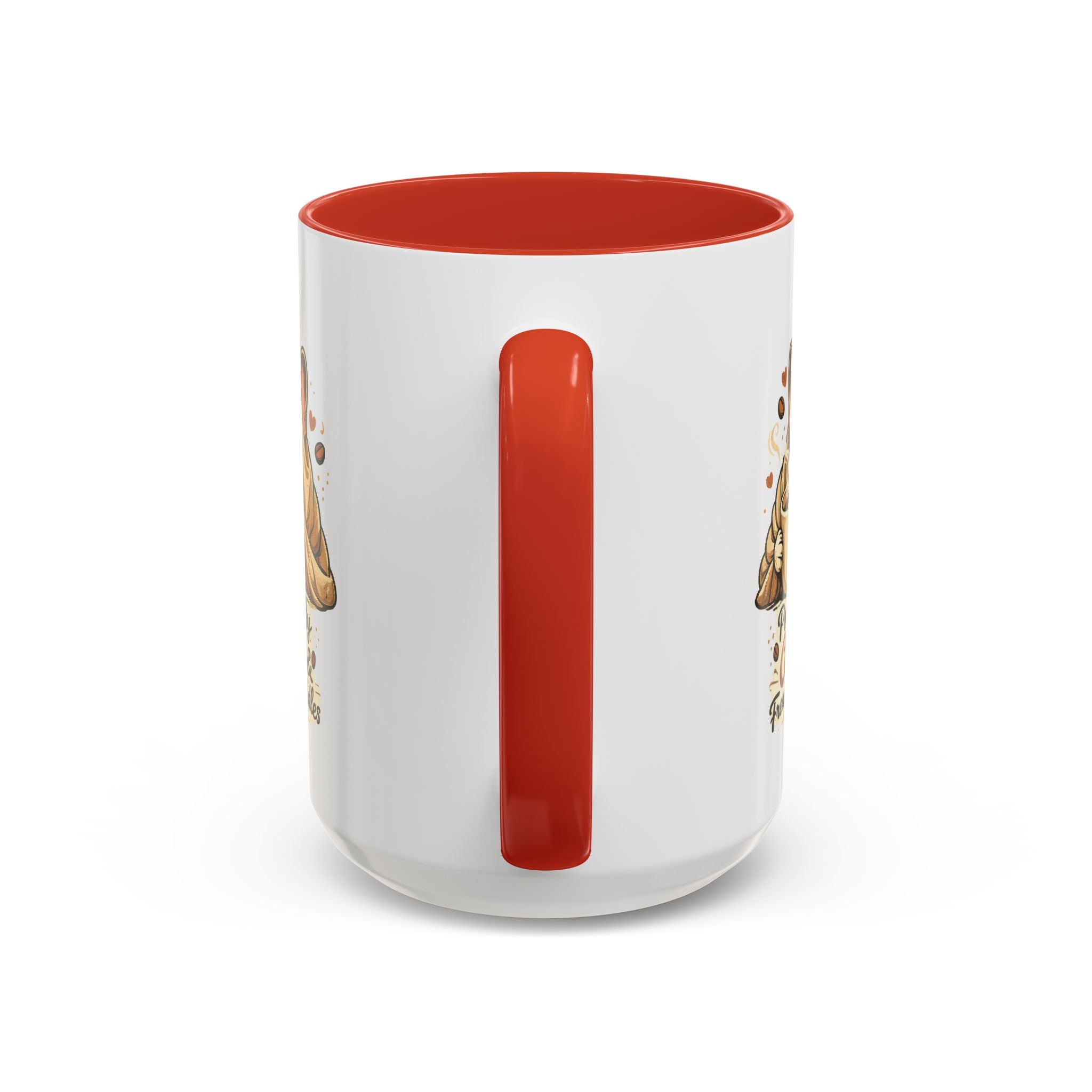 Powered By Coffee & Frenchie Cuddles - Accent Ceramic Mug