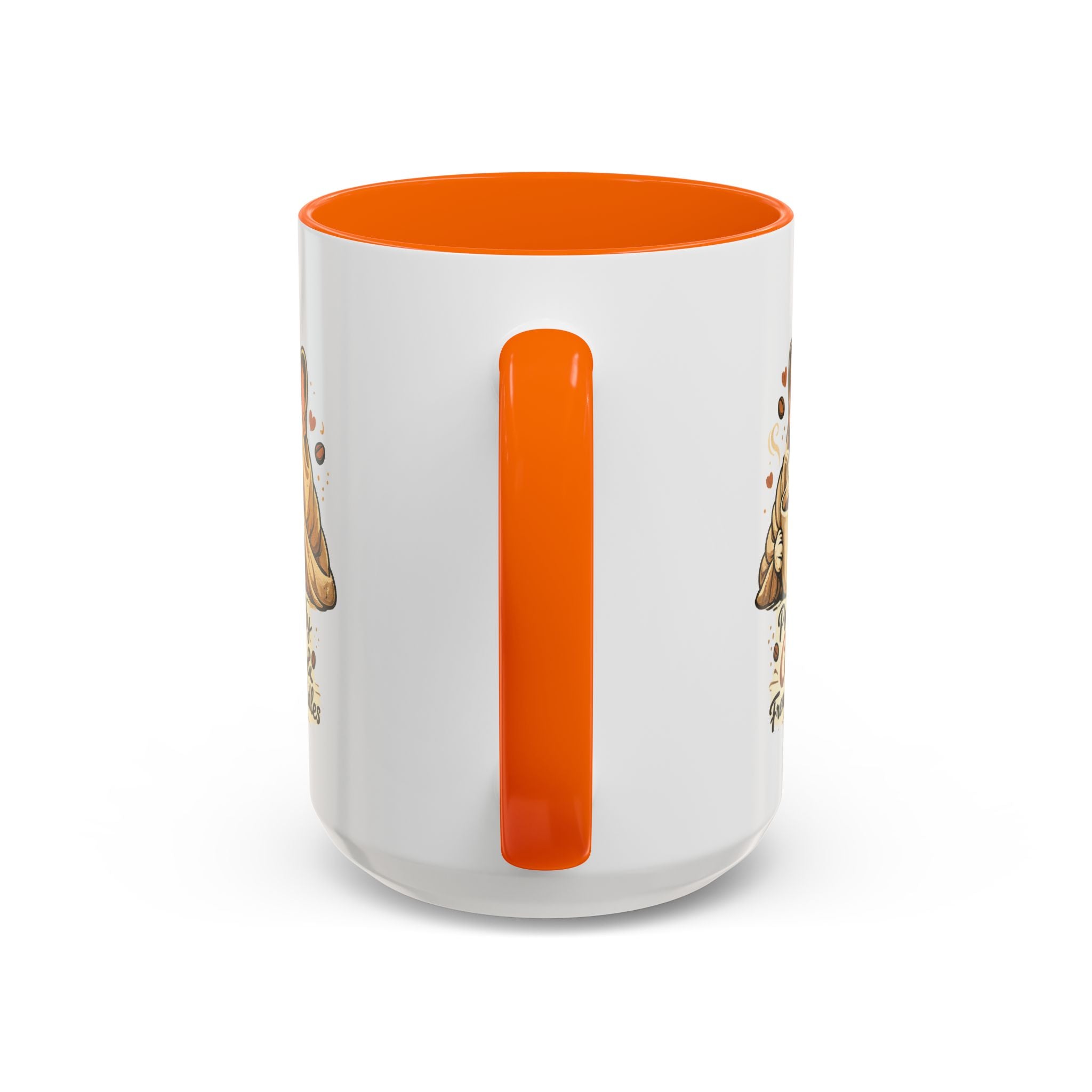 Powered By Coffee & Frenchie Cuddles - Accent Ceramic Mug