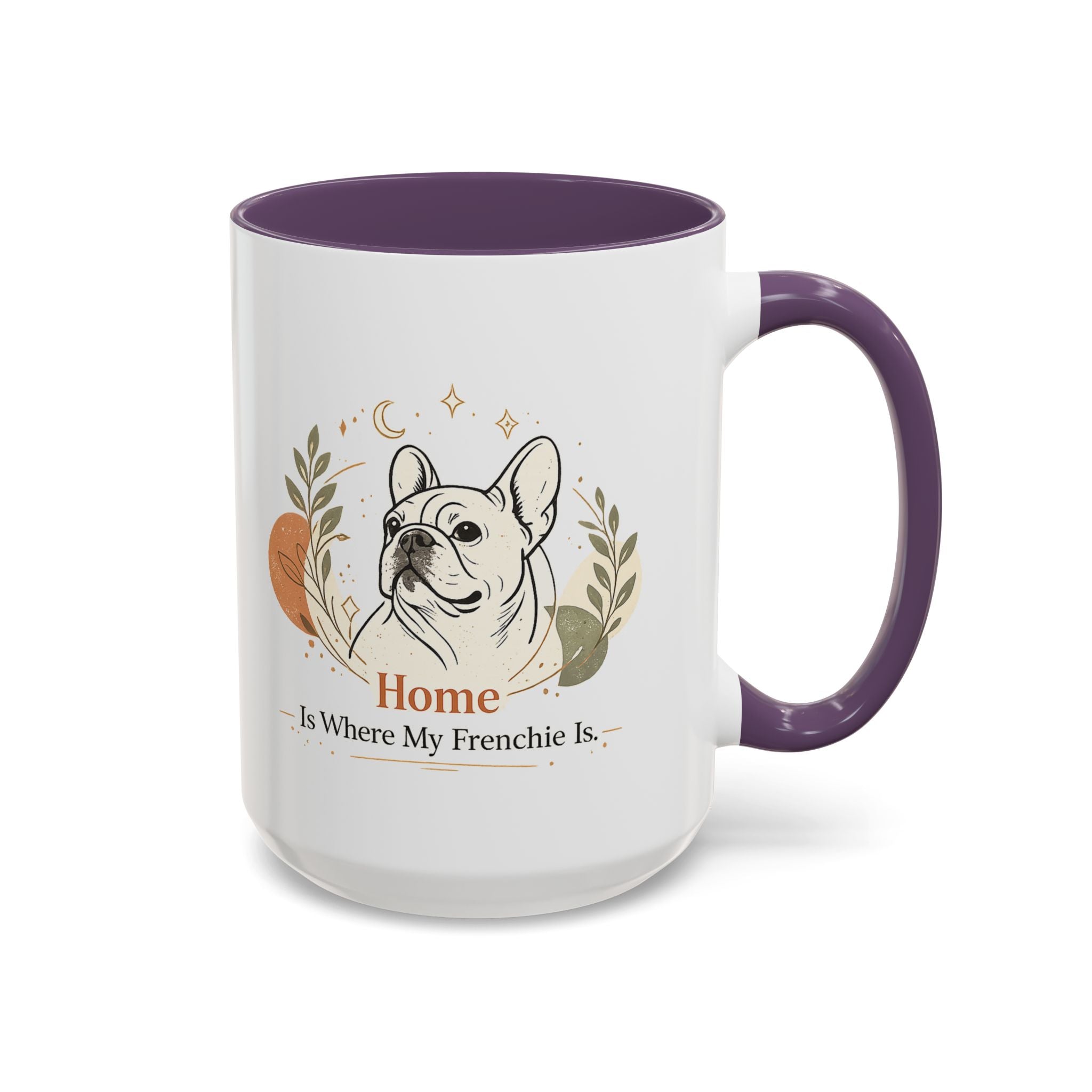 Home Is Where My Frenchie Is - Accent Ceramic Mug