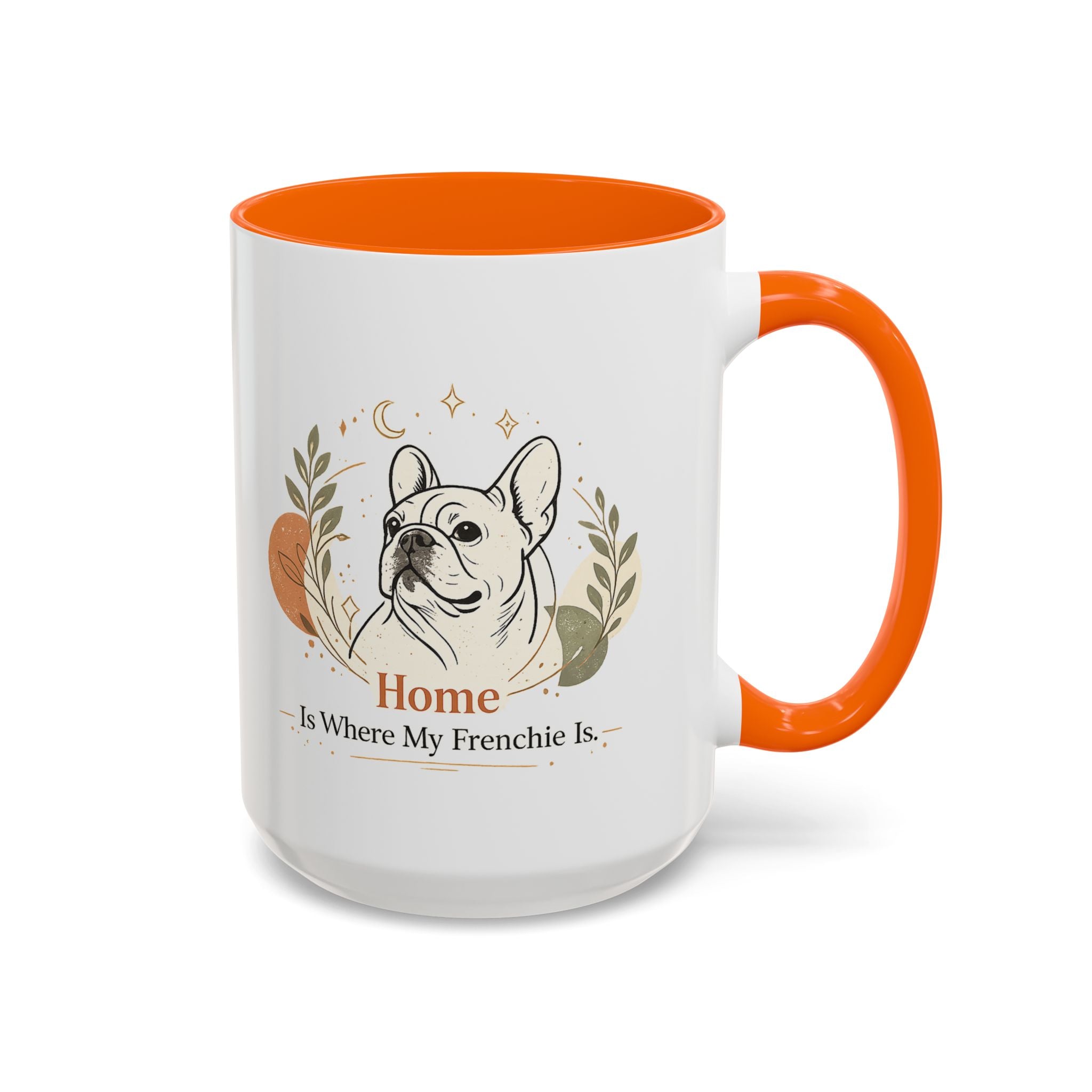 Home Is Where My Frenchie Is - Accent Ceramic Mug