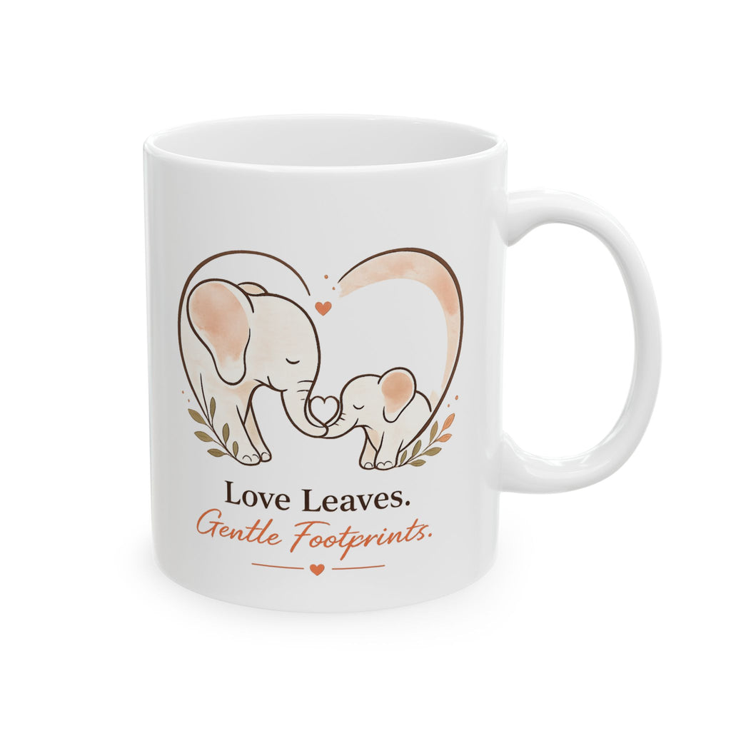 Love Leaves. Gentle Footprints