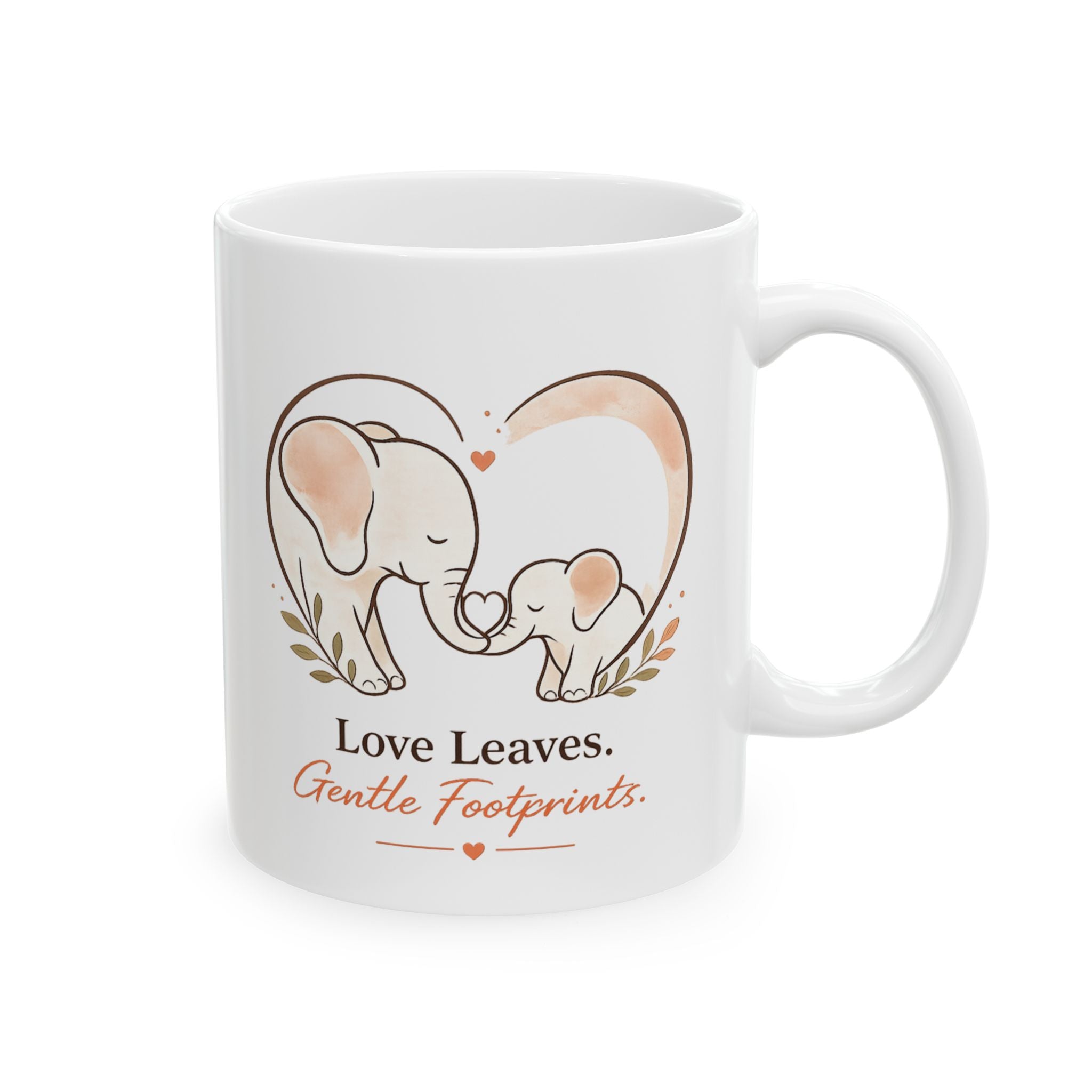 Love Leaves. Gentle Footprints
