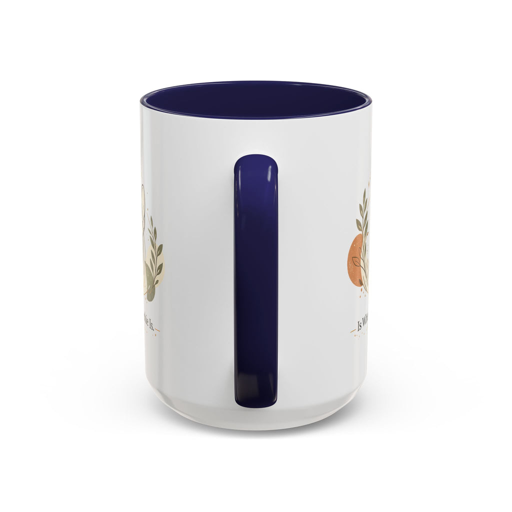 Home Is Where My Frenchie Is - Accent Ceramic Mug