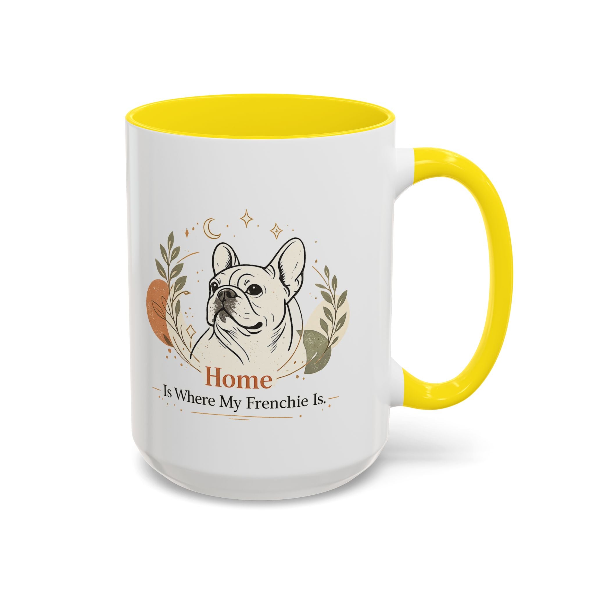 Home Is Where My Frenchie Is - Accent Ceramic Mug