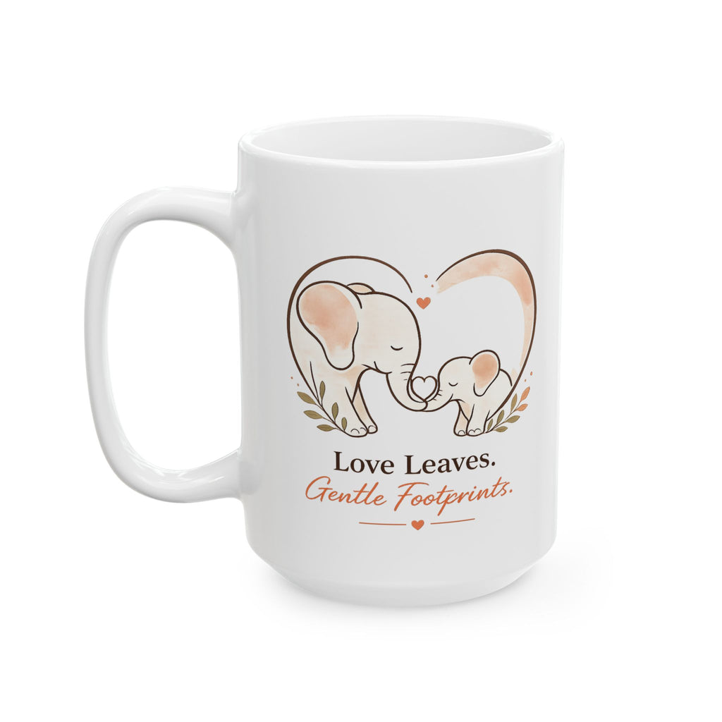 Love Leaves. Gentle Footprints