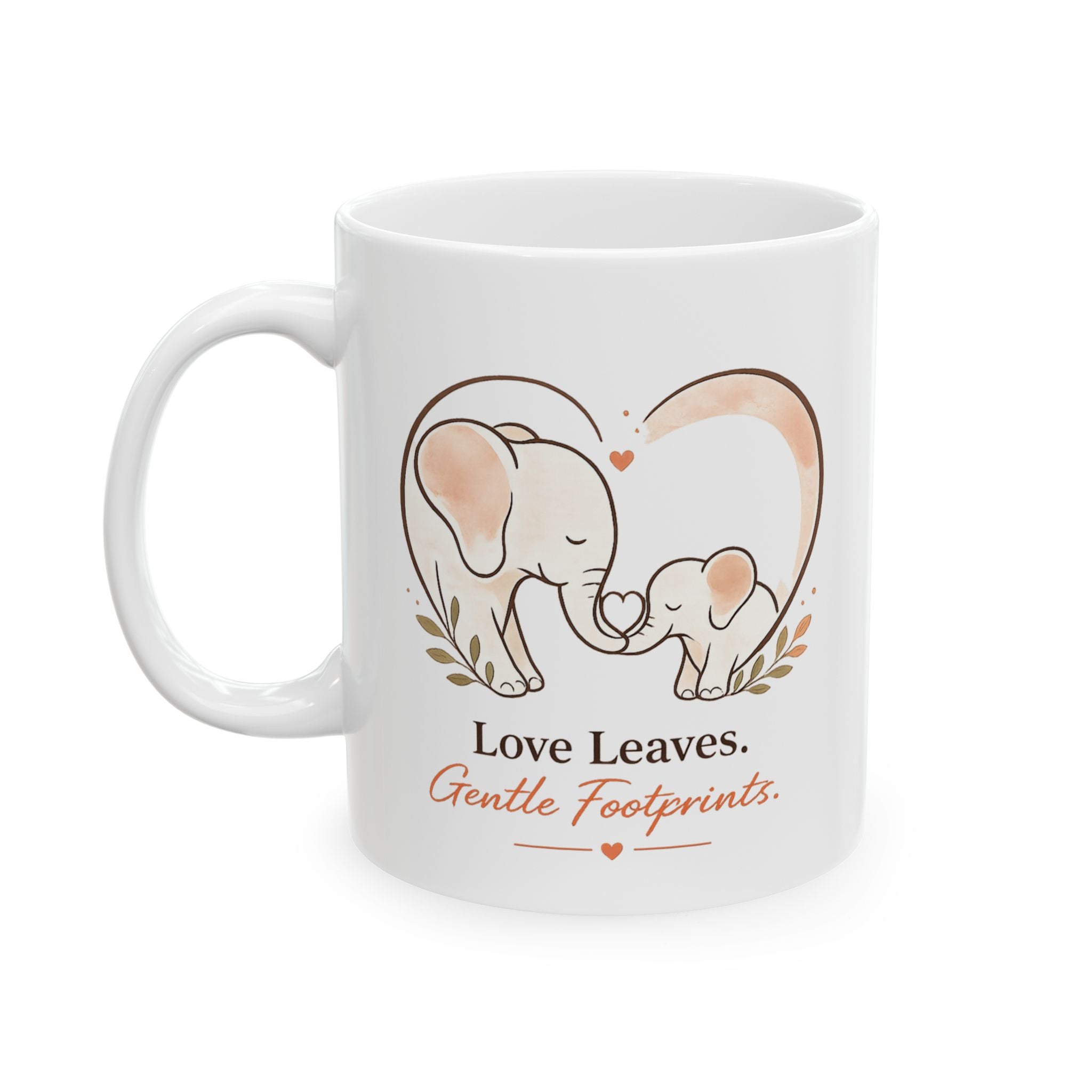 Love Leaves. Gentle Footprints