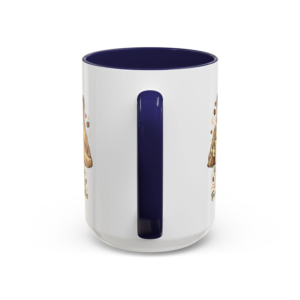Powered By Coffee & Frenchie Cuddles - Accent Ceramic Mug