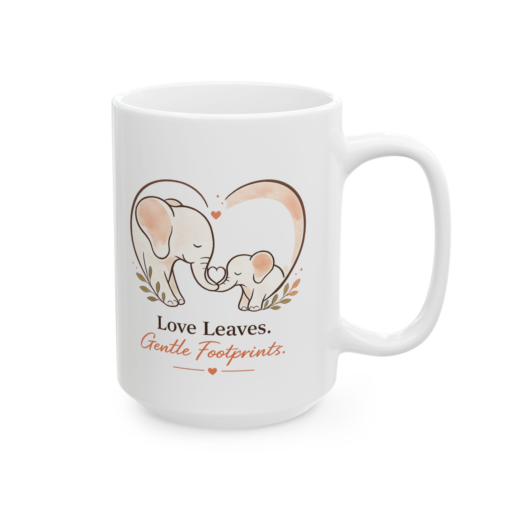 Love Leaves. Gentle Footprints