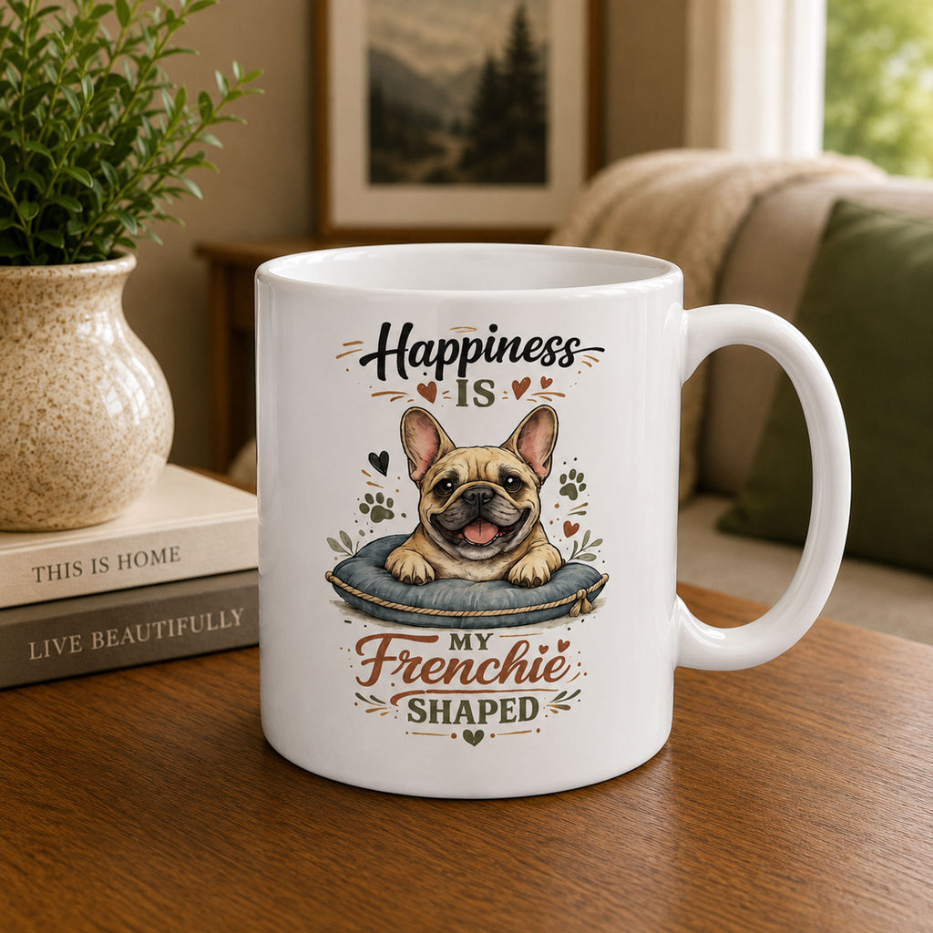 Happiness is My Frenchie Shaped