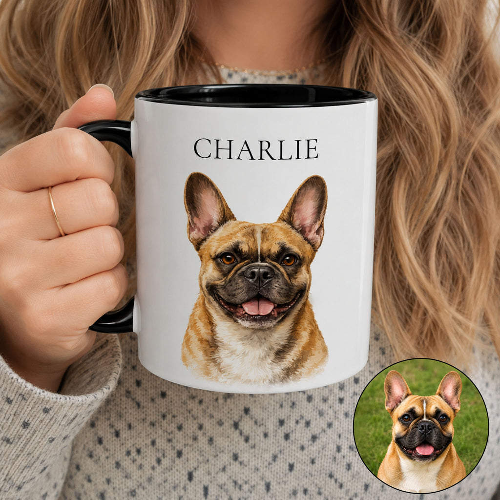 Custom Frenchie Coffee Mug