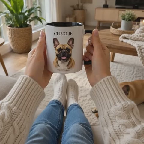 Custom Frenchie Coffee Mug